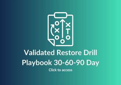 9) Validated restore playbook - Gradient